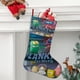 thumbnail image 2 of Plankton La Película Tema: Calcetines de Navidad, fino lino blanco para colgar en escaleras y chimenea, decoración navideña para el hogar, regalo de Navidad. 45cm × 32cm, 2 of 5