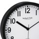 thumbnail image 4 of Reloj Pared 22 cm Negro Circular Plastico, 4 of 5