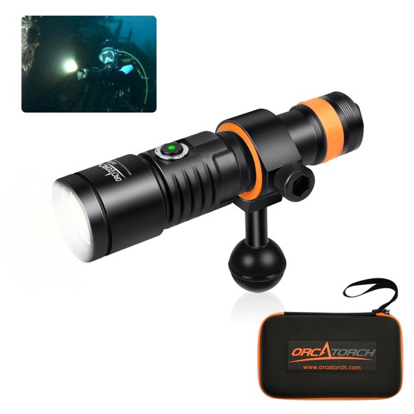 Linterna ORCATORCH D530V 1200 lm 6500 K resistente al agua