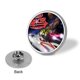 thumbnail image 3 of Speed Racer-Theme Round Button Badge: Premium Metal Construction, Ideal for High-End Events 2.8 cm, 3 of 6