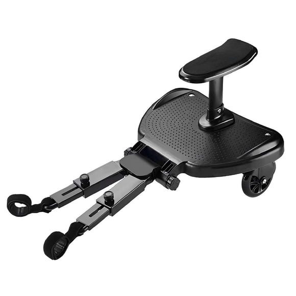 Patineta Para Coche Hermano Mayor Adaptable Con Asiento Negro