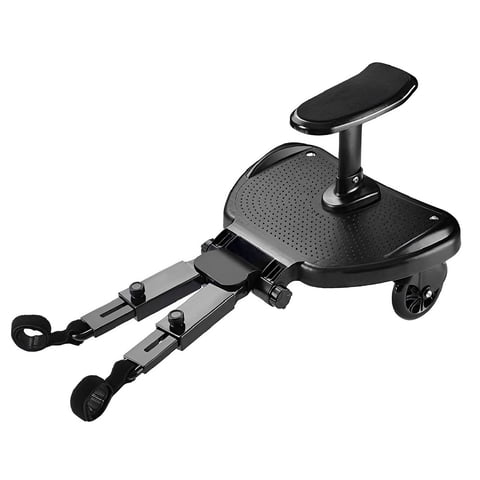 Mundo Online - Patineta Para Coche Hermano Mayor Adaptable Con Asiento Negro