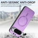 thumbnail image 3 of Magnetic Slim Case for Google Pixel 10 Pro XL with Camera Guard & Anti-Scratch Back Purple, 3 of 5