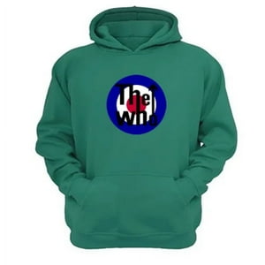Genérico - Polerón Canguro The Who Verde Aguamarina Talla Xl Unisex