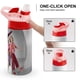 thumbnail image 4 of Passe-PartoutBotella de Agua con Tapa Pop Top de Un Toque, Acero Inoxidable, a Prueba de Fugas, para Deportes, Botella Infantil rosa 12 oz, 4 of 6