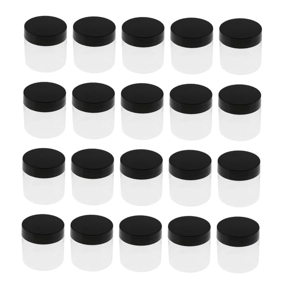 Frasco Vacío Para Mascotas Con Tapa, Contenedor De Cosméticos De Limo Para Nueces, Pastas Hidratantes, 20 Piezas, 50ml