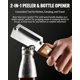thumbnail image 5 of Herramienta cocina madera cero enganches 2 en 1 pelador abridor botellas fruta verdura, 5 of 7