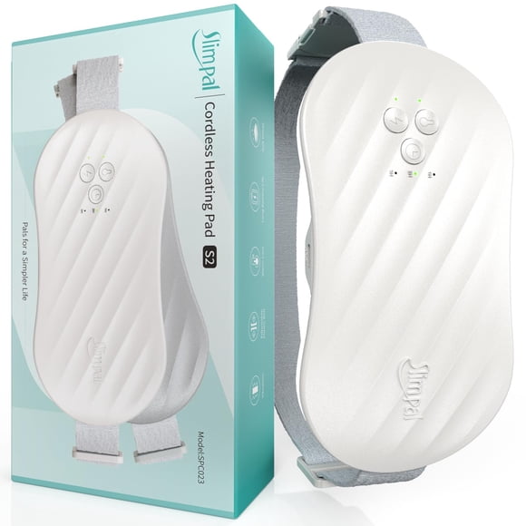 Almohadilla térmica Slimpal para dolores menstruales con batería y temporizador