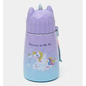 El Edén - Termo De Acero Inoxidable, Diseño Unicornio 320Ml Lila