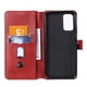 thumbnail image 4 of Funda Billetera para Xiaomi Poco M3 con Porta Tarjetas y Soporte Ajustable Rojo, 4 of 6