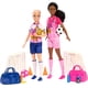 thumbnail image 1 of Playset Barbie Careers para jugador de fútbol con 2 muñecas y 15 unidades, 1 of 6