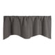 thumbnail image 4 of Cenefa De Color Sólido De Panel De Cortina Corto Para Ventanas De Cocina Gris Oscuro, 4 of 5