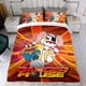 thumbnail image 4 of Danger Mouse Conjunto de sábanas temático, trío de piezas, cómodo y amigable con la piel, diseño único, regalo de decoración para el hogar para familiares, amigos y fans,140cm *210cm, 4 of 6