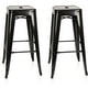thumbnail image 1 of Set De 2 Pisos De Bar Metal Tolix Negro, 1 of 6