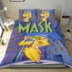 thumbnail image 1 of Aventuras de la Máscara Conjunto de sábanas temático, trío de piezas, cómodo y amigable con la piel, diseño único, regalo de decoración para el hogar para familiares, amigos y fans,173cm *218cm, 1 of 6