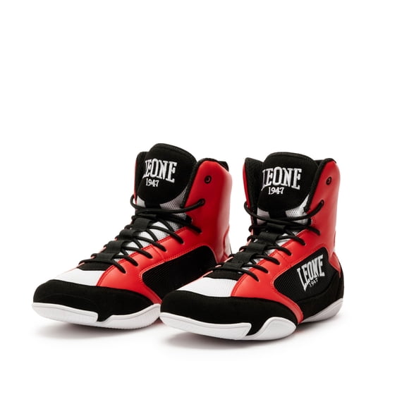 Botas de boxeo LEONE 1947 CL110 color rojo 28 cm mujer