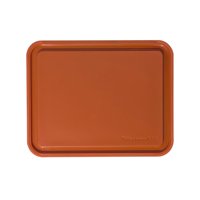 Tabla De Cortar Kitchenaid Classic De Plástico, 20 X 25 Cm, Color Naranja