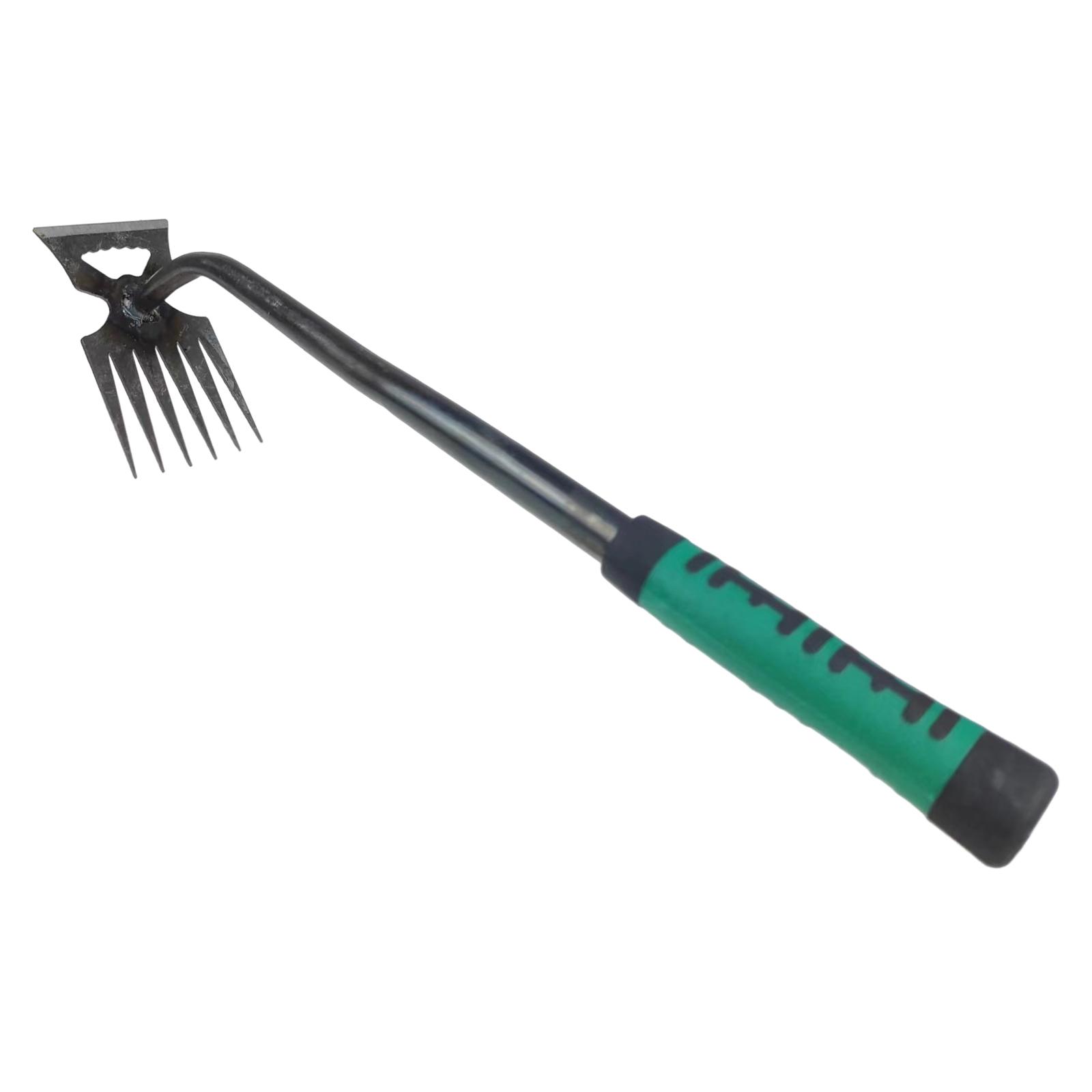 Ioensy - Extractor De Deshierbe Pequeño, Herramienta De Eliminación De Deshierbe Portátil Para Patio, Bonsái, 6 Dientes De Sierra