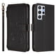 thumbnail image 2 of Funda Cartera Mariposa para [Samsung Galaxy S22 Ultra] con Soporte y Cremallera Negro, 2 of 6