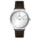 thumbnail image 1 of Reloj Westar Profile Leather Strap Silver Dial Quartz 50214STN127 Men's Watch, 1 of 3
