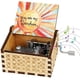 thumbnail image 1 of Caja de música de madera con manivela, You are My Sunshine, caja de música clásica antigua tallada, el mejor regalo para cumpleaños, Navidad y San Valentín., 1 of 7