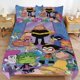 thumbnail image 1 of Teen Titans Go Cartoon Bedding Sets Ultra Soft Skin-Friendly Duvet Cover 3 Piece, Cute Comforter Cover Bed Set for Boys Girls Kids, 1 of 5