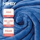 thumbnail image 2 of Frazada Polar Termica 2 Plazas Homely Manta 150x200cm Azul, 2 of 11