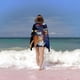 thumbnail image 2 of Pato Darkwing Toalla de playa de secado rápido con diseño temático, regalo para mujeres y niñas, ideal para cumpleaños, fans, amantes de la música, uso en la playa o al aire libre, 78 × 180 cm, 2 of 6