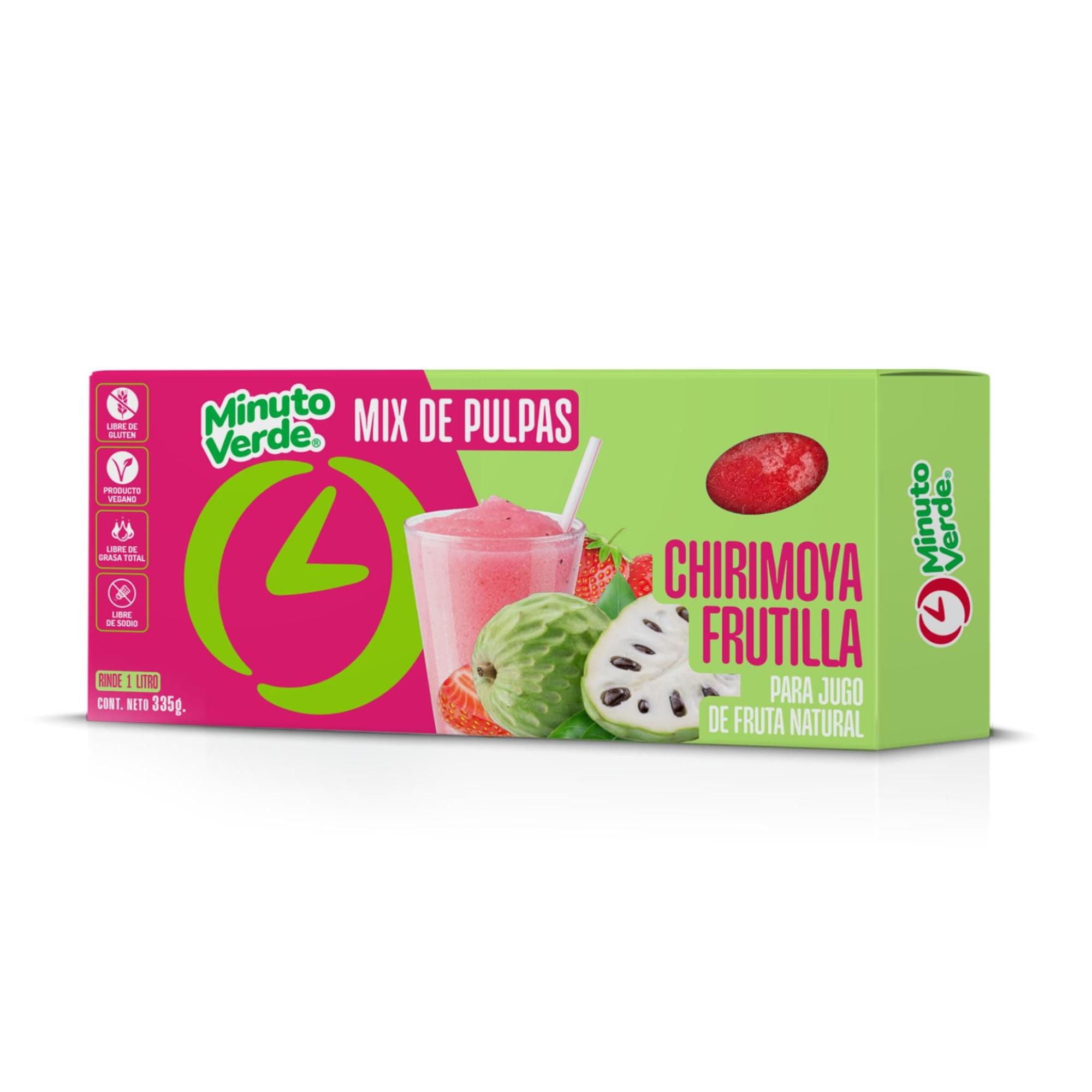 Pulpa De Chirimoya Frutilla 335 g Minuto Verde