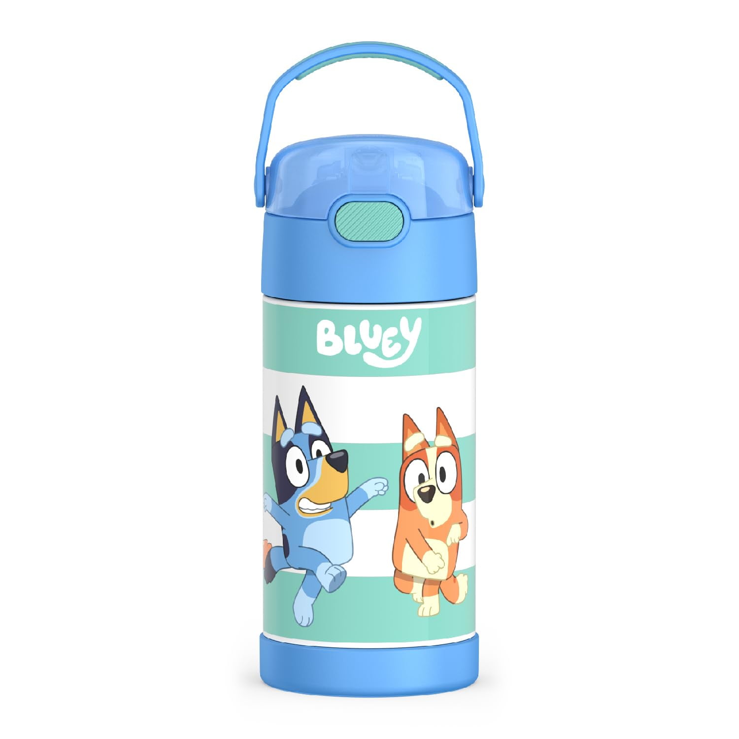 Botella De Agua Thermos Funtainer 12 Oz Bluey Kids De Acero Inoxidable