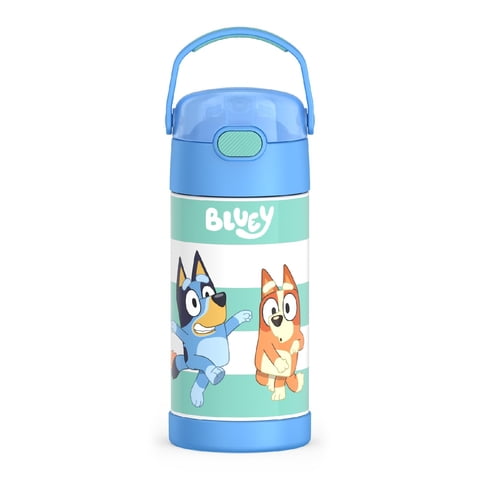 Botella De Agua Thermos Funtainer 12 Oz Bluey Kids De Acero Inoxidable