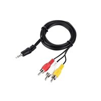 Genérico - Cable Plus 3.5 A 3Rca 1.2M