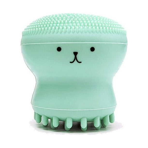 Octopus Shape Silicone Facial Scrubber Brush - Deep Clean & Massage for Daily Skin Care!