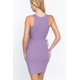thumbnail image 2 of Minivestido sin Mangas con Cuello Redondo y Detalle de Abertura Lateral, 2 of 5