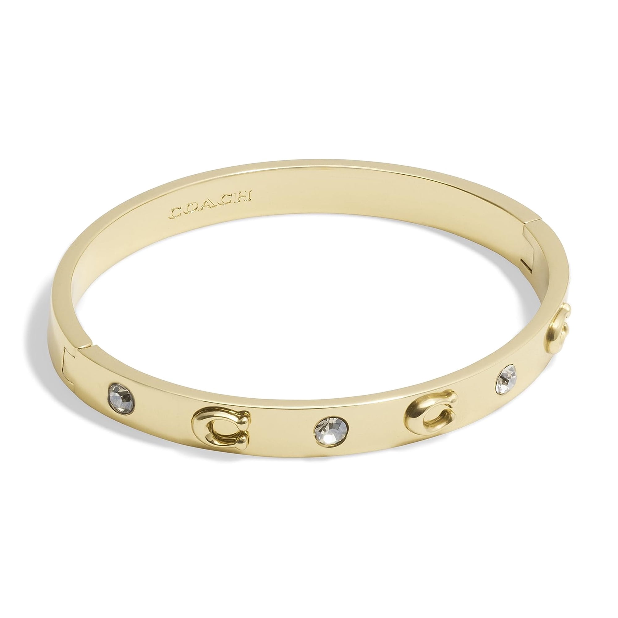 Brazalete Con Bisagras Bracelet Coach Signature Con Logo C Para Mujer