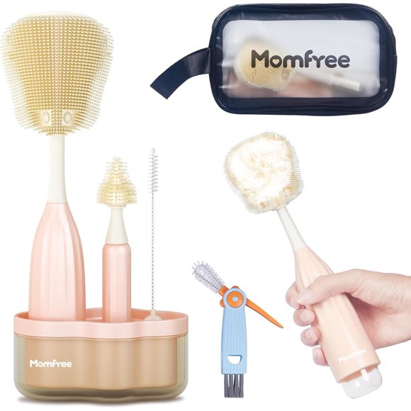 Set de Cepillos para Biberón Momfree de Silicona MF010