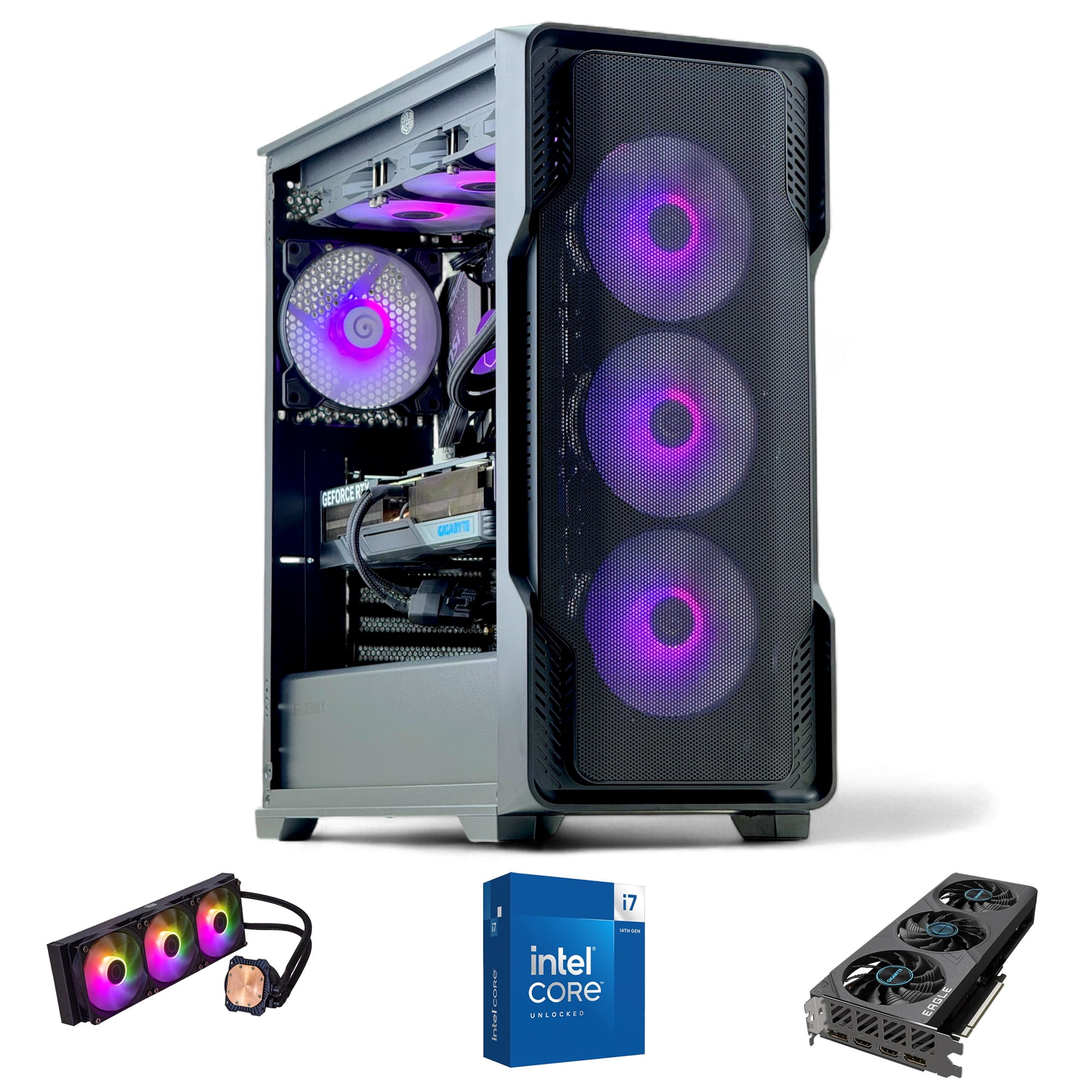 Pc Gamer Intel Core I7 14700K 128Gb Ddr5 2Tb Rtx 4070 Ti Super Wifi+Bt