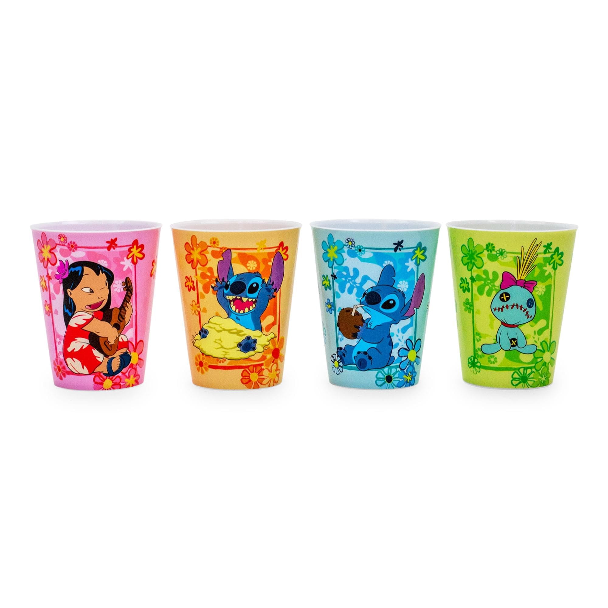 Vasos De Whisky Disney Lilo & Stitch Tropical 60 Ml X4