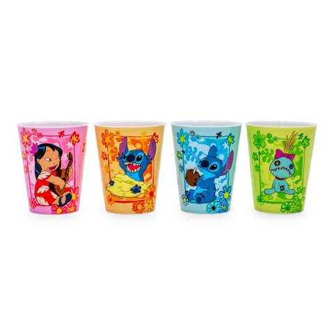 Vasos De Whisky Disney Lilo & Stitch Tropical 60 Ml X4