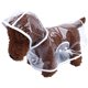thumbnail image 2 of Poncho impermeable transparente con capucha para perros pequeños, ropa impermeable para cachorros y gatos., 2 of 7