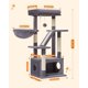 thumbnail image 2 of Cat Tree Taoqimiao MS029SG para gatos de interior con 97 cm, 2 of 8