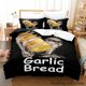 thumbnail image 1 of garlic bread skeleton meme Bedding Set Bed Set Aldult Kid Bedroom Duvetcover SetsBed, 1 of 5