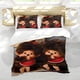 thumbnail image 5 of Monchhichi Conjunto de sábanas temático, trío de piezas, cómodo y amigable con la piel, diseño único, regalo de decoración para el hogar para familiares, amigos y fans,173X218cm, 5 of 6