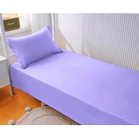 Bj Hogar - Sábana 1 Plaza 144 Hilos Color Lila