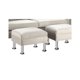 thumbnail image 3 of Sofa New Retro 3 Cuerpos Más 2 Pouf Felpa 12 Gris, 3 of 5