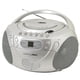 thumbnail image 1 of Reproductor de CD portátil HANNLOMAX HX-337CD Radio AM/FM plateado, 1 of 4