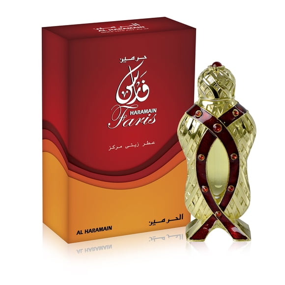 Perfume Al Haramain Faris, aceite concentrado, 12 ml, unisex