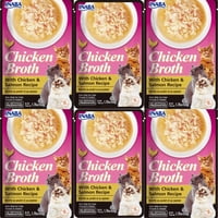 Inaba - Chicken Broth Pollo Y Salmón Para Gatos (Caja 6U) 50 Gr C/U