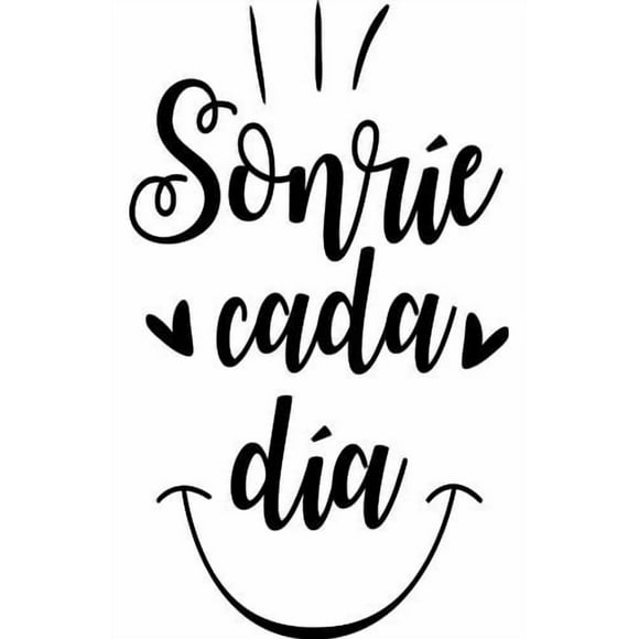 Frase Deco Sonríe Cada Día Vive Cada Instante No.5 FR‑11026
