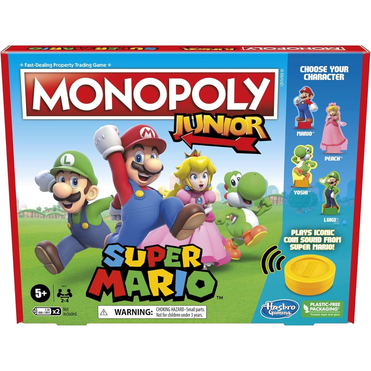 Juego De Mesa Hasbro Monopoly Junior Super Mario Edición